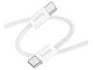 Дата кабель Type-C - Type-C HOCO X104 60W 1m белый (white)