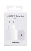 Адаптер сетевой Samsung USB-C 45W OR белый (white)
