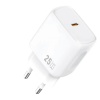 Адаптер сетевой Wiwu Wi-G016 25W Essen GaN Fast Charger 1C белый (white)
