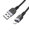 Дата кабель USB - Lighning HOCO X109 1m 2.4A черный (black)