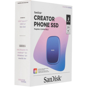SSD-накопитель SanDisk Creator Phone 2Tб Черный