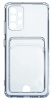Кейс - Samsung Galaxy A73  с картхолдером transparent