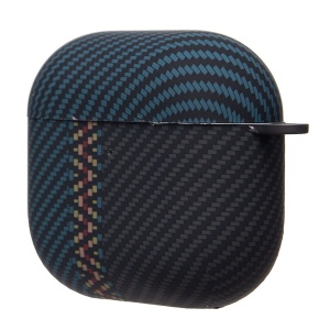 Чехол для кейса "Apple AirPods 4" LUXO Creative черный/синий (black/blue) (121)