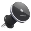Автомобильный держатель магнитный Momax Q.Mag 5 15W Magnetic Wire черный (black)