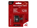 Карта памяти Micro SD 128 Gb Qumo +SD адаптер (10 класс)