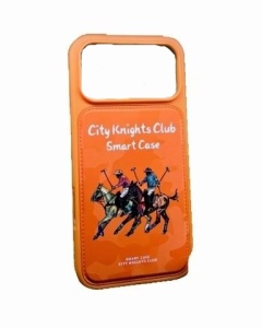Защитный чехол iPhone 17 Pro Max City Knigths Club оранжевый (orange)