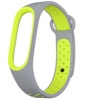 Xiaomi Mi Band 5\6 силиконовый ремешок WB07 серо-зеленый
