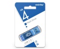 USB накопитель 4Gb Smart Buy Glossy синий (blue)