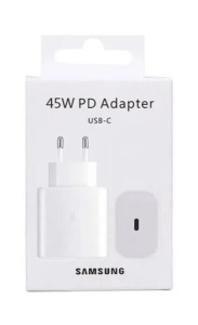 Адаптер сетевой Samsung USB-C 45W OR белый (white)