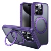 Защитный чехол iPhone 15 Pro Max Hoco STAND Magnetic Case 2 in1 фиолетовый (purple)
