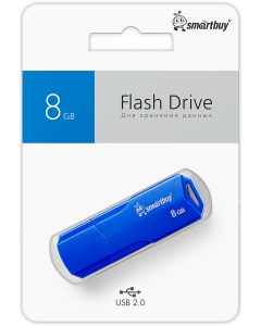 USB накопитель 8Gb Smart Buy CLUE синий (blue)