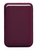 Картхолдер SafeMag lPhone футляр для карт бордовый (mulberry)