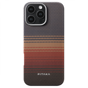 Защитный чехол iPhone 16 Pro Pitaka Tactile Woven Case закат  (Sunset)