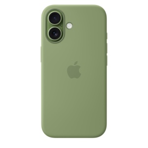 Защитный чехол iPhone 17 Silicone case Msafe зеленый (light moss)