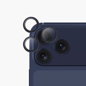 Защитное стекло для камеры iPhone 17 Pro/17 Pro Max Keephone Calvin синий (blue)