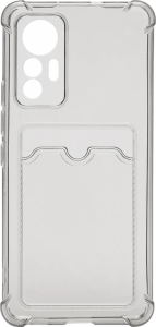 Кейс - Xiaomi Mi 12 Lite Прозрачная с картхолдером