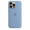 Защитный чехол iPhone 15 Pro Max MagSafe Silicone Case синий (blue)
