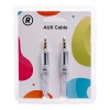 AUX-кабель (папа-папа) RockBox RC- MM1 3,5 mm - 3,5 mm 1m белый (white)