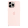 Защитный чехол iPhone 15 Pro MagSafe Silicone Case розовый (pink)