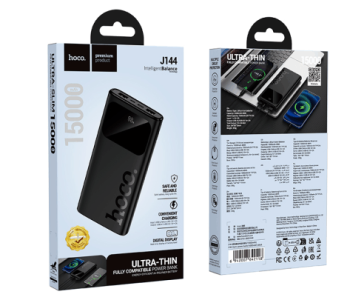 Аккумулятор портативный НОСО J144 15000mAh черный (black)