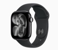 Умные Часы Apple Watch Series 11, 42 мм, алюминий чёрный оникс, ремешок Sport Band чёрный