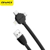 Дата кабель 3 в 1 Awei CL-83 iPhone/Micro usb/Type-C (2м)