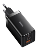 Адаптер сетевой Baseus Gan5 Ultra Fast Charger 2C+U 65W + cable 100W 1m