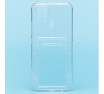 Кейс - Realme C21Y- SC 276 прозрачный с визитницей