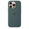 Защитный чехол iPhone 16 Pro Silicone Case Msafe зеленый (lake green)