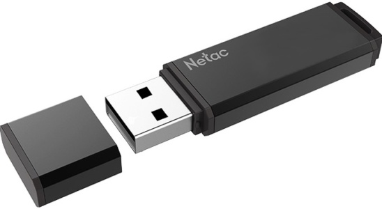 USB накопитель 32Gb Netac U351 черный (black)