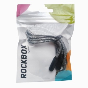 AUX-кабель (папа-мама) RockBox RC-MM4 1m серебристй (silver)