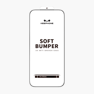 Защитное стекло iPhone 17 Pro Max Keephone Soft Bumper черный (black)