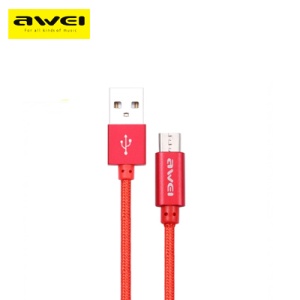 Дата кабель Micro USB Awei CL-10 red (красный)