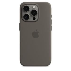 Защитный чехол iPhone 15 Pro Silicon Case Msafe глиняный (clay)