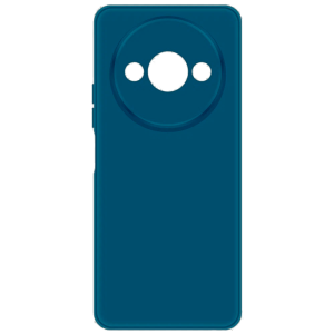 Кейс - Silky soft touch  Xiaomi Redmi A3 (синий)