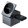Беспроводное зарядное устройство Acefast E18 3-in-1 Cube серый (metal gray)