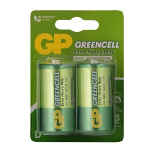 Батарейка Солевая GP R20 Green Cell 13G-BC2