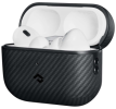 Чехол для кейса Pitaka Apple AirPods Pro/Pro 2 черный/серый (black/grey twill)