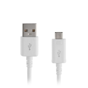 Дата кабель Micro USB ECB-DU4AWE длинный штекер white (белый)