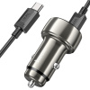 Адаптер автомобильный HOCO Z50-USB/Type-C 48W черный (black)