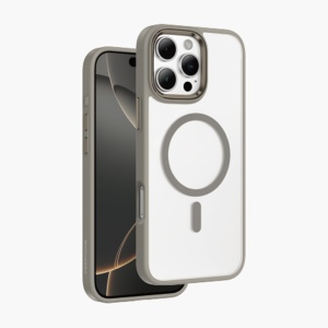 Защитный чехол iPhone 16 Pro Max Keephone Armor Grip серый (grey)