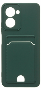 Кейс - Realme С33 -  SC304 с картхолдером (dark green)