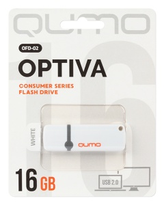 USB накопитель 16Gb Qumo Optiva OFD-02 белый (white)