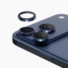 Защитное стекло для камеры iPhone 17 Pro/17 Pro Max Keephone Sapphire PVD (синий/blue)