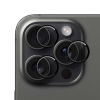 Защитное стекло для камеры iPhone16 Pro/16 Pro Max черный (black)
