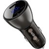 Адаптер автомобильный Acefast B10 60W (Usb-C x2) черный (black)