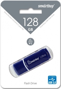 USB накопитель 128Gb Smart Buy Crown 3.0 синий (blue)
