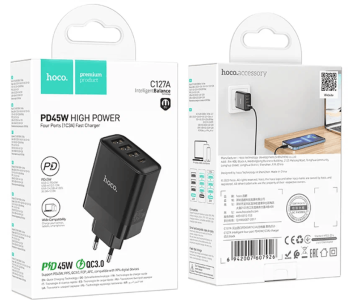 Адаптер сетевой HOCO C127A 45W (черный)