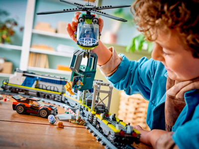 Конструктор LEGO City 60508 Ограбление полицейского поезда