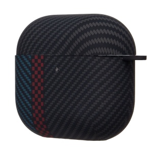 Чехол для кейса "Apple AirPods 4" LUXO Creative черный/синий (black/blue) (120)